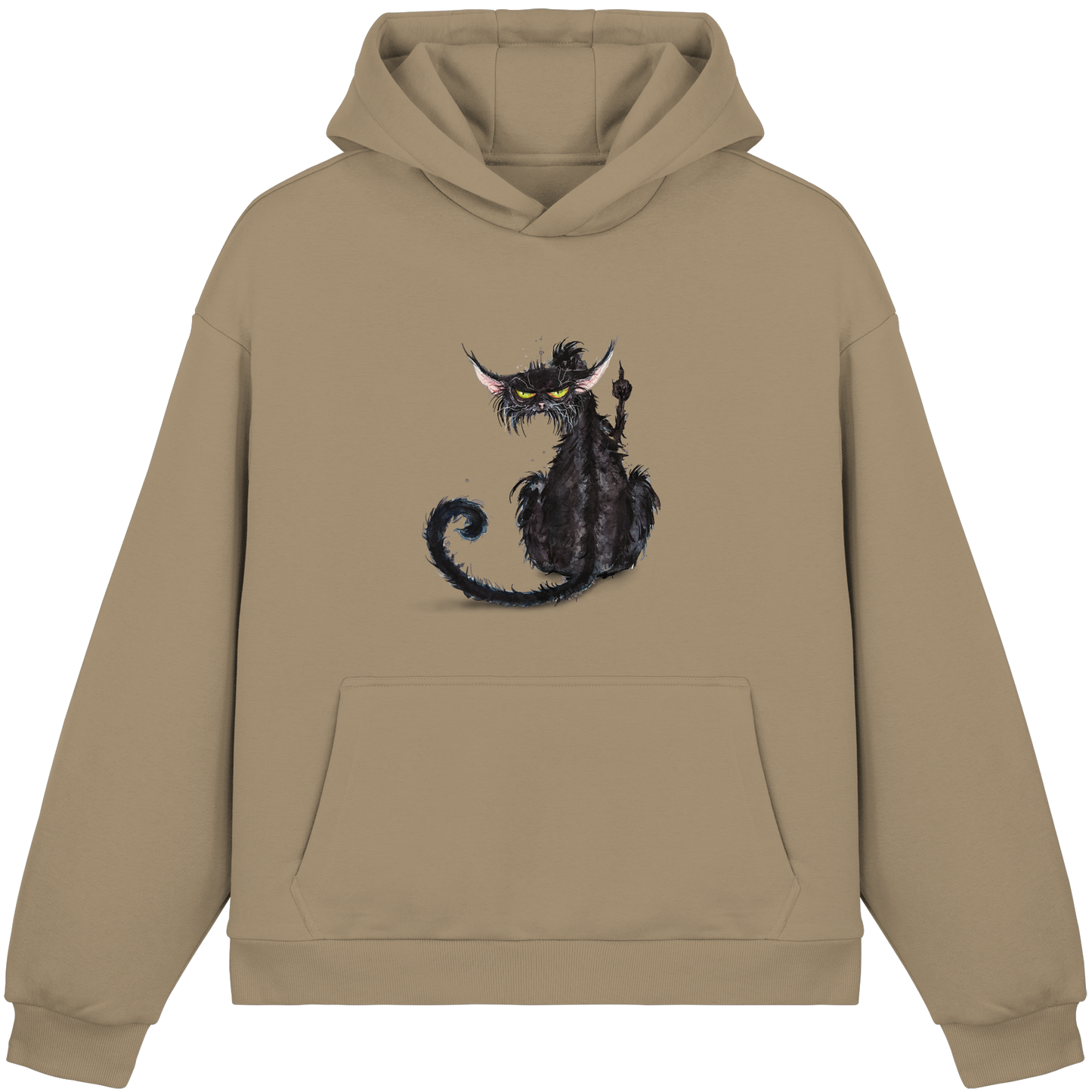 F*U-Cat - Fluffy Boxcut Hoodie