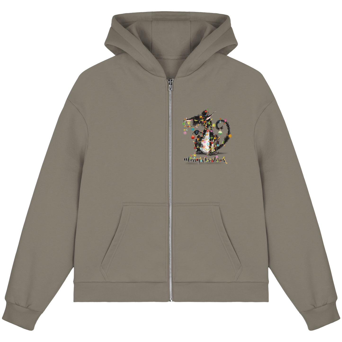 F*U-Cat - Merry Christmas - Fluffy Boxcut Zipper