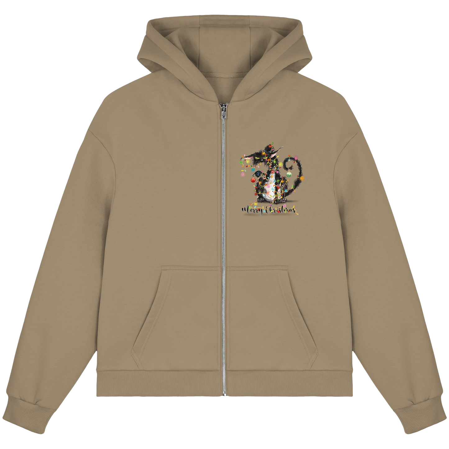 F*U-Cat - Merry Christmas - Fluffy Boxcut Zipper