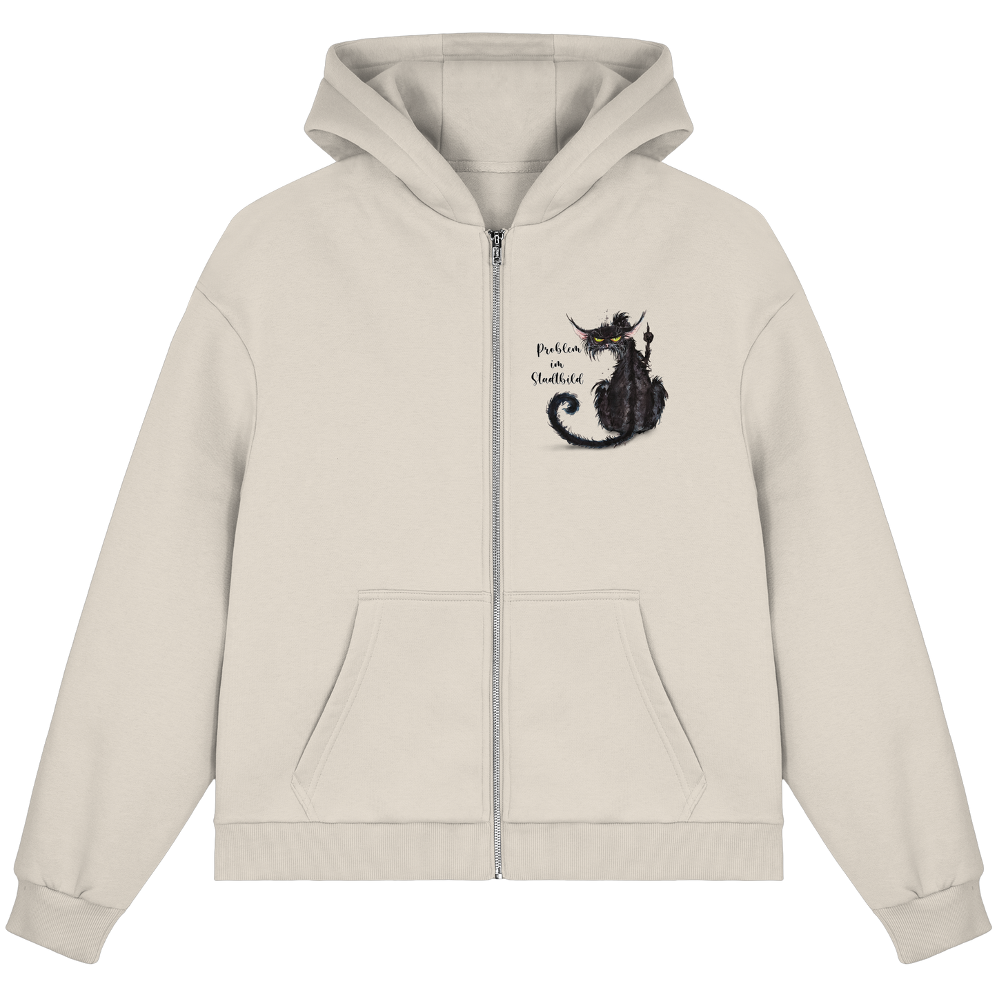 F*U-Cat - Problem im Stadtbild - Fluffy Boxcut Zipper