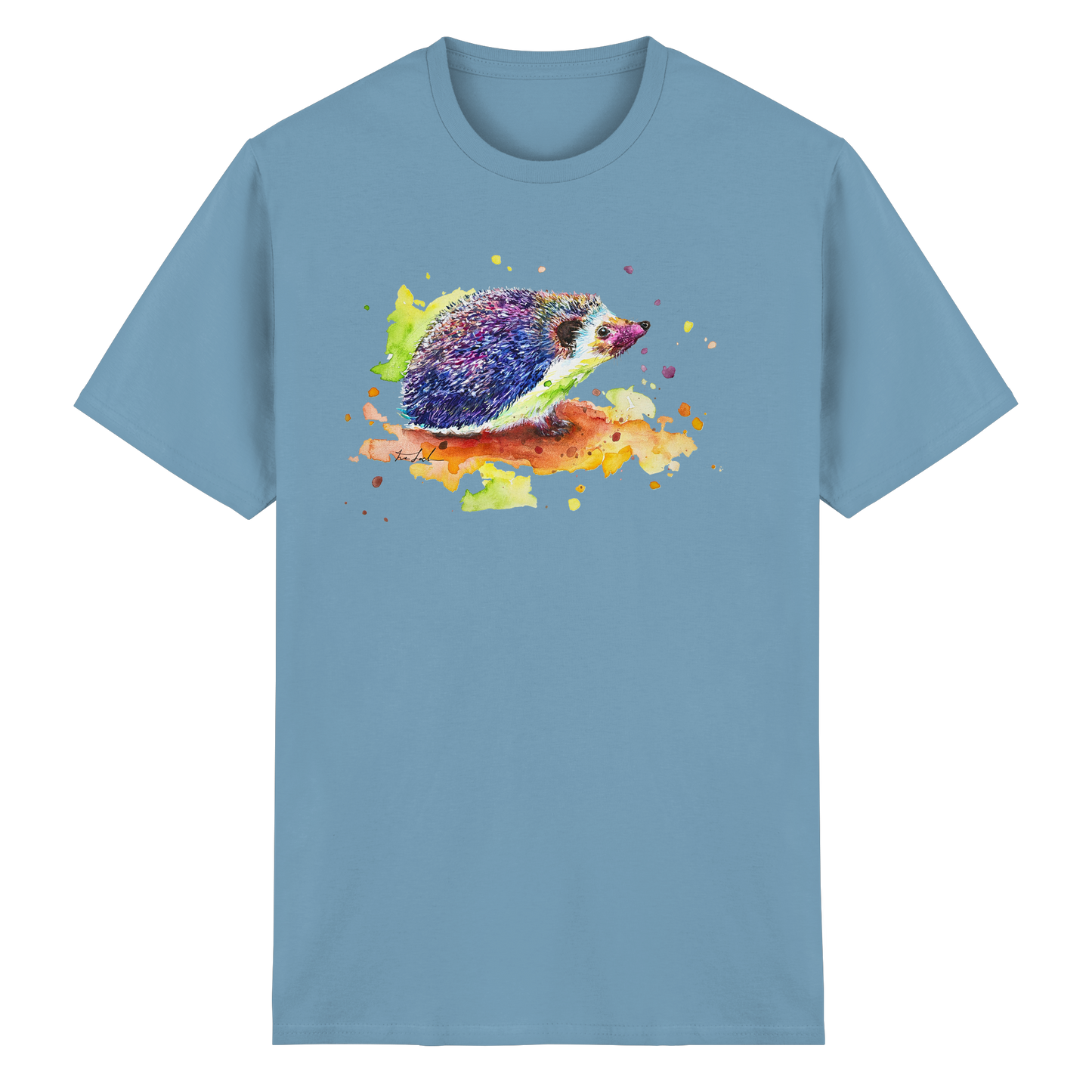 Motiv farbenfroher Igel - Heavy Cotton T-Shirt