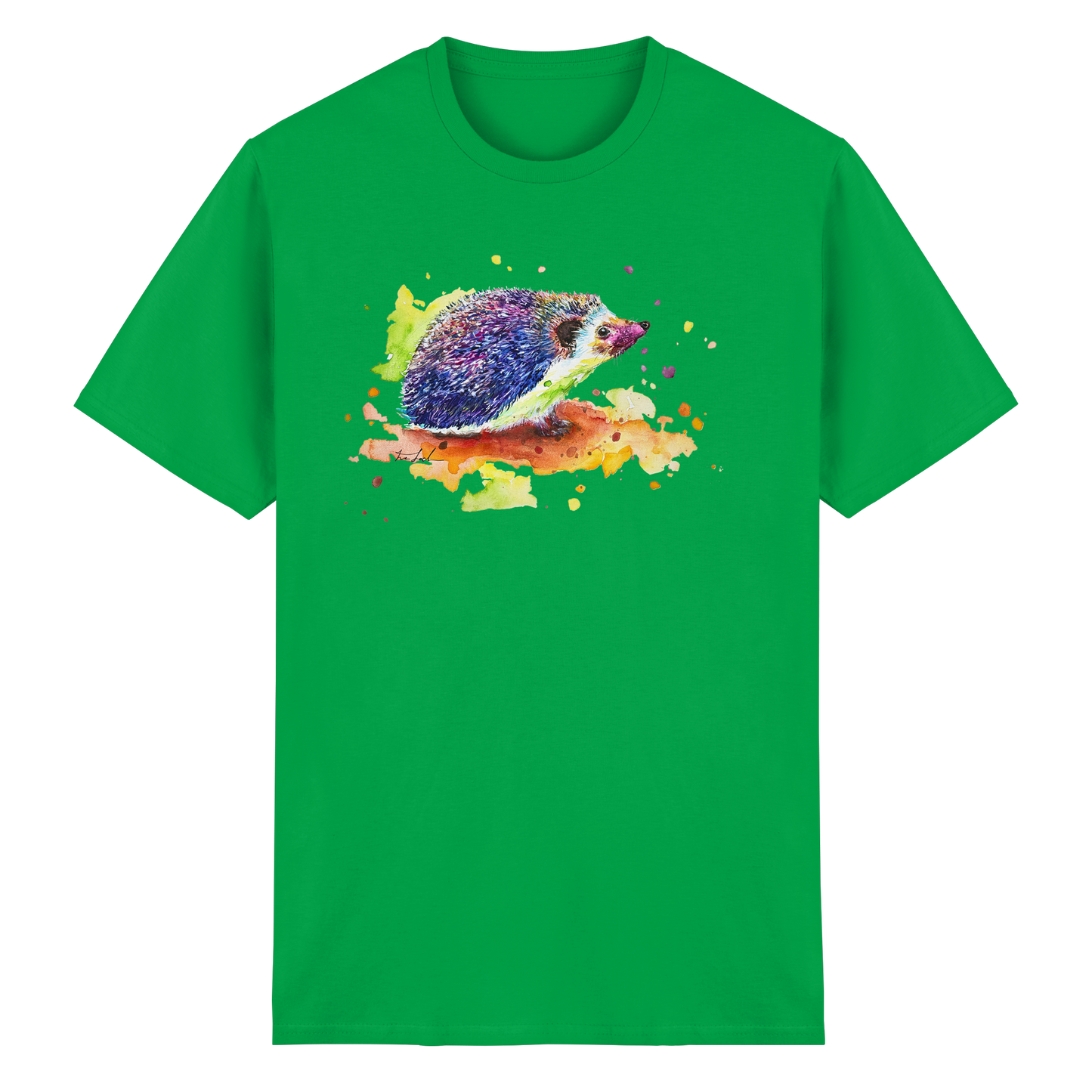 Motiv farbenfroher Igel - Heavy Cotton T-Shirt