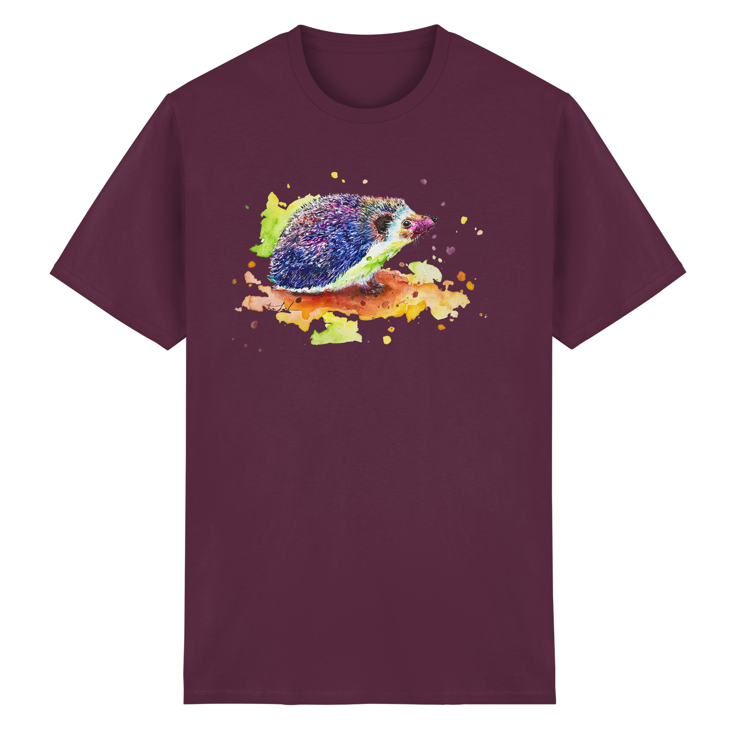 Motiv farbenfroher Igel - Heavy Cotton T-Shirt