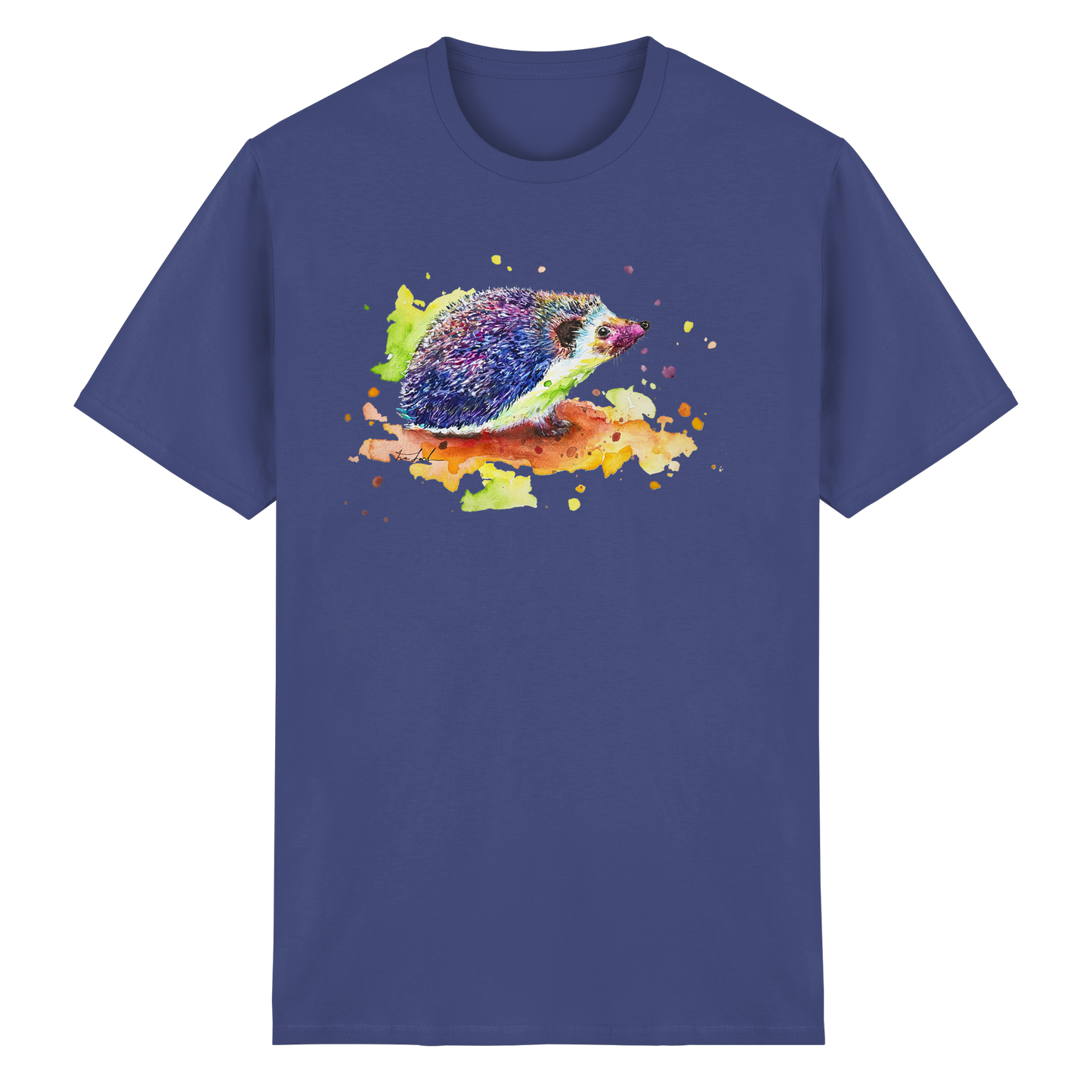 Motiv farbenfroher Igel - Heavy Cotton T-Shirt