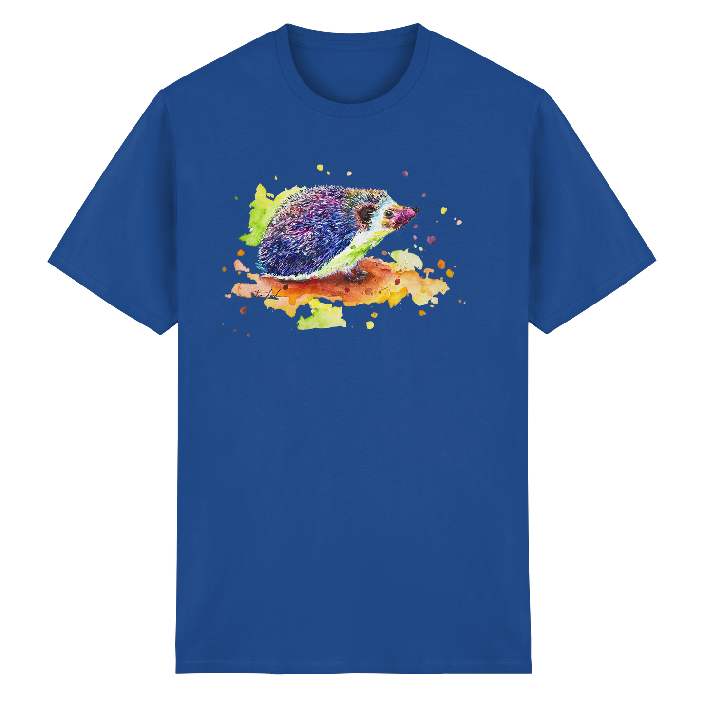 Motiv farbenfroher Igel - Heavy Cotton T-Shirt