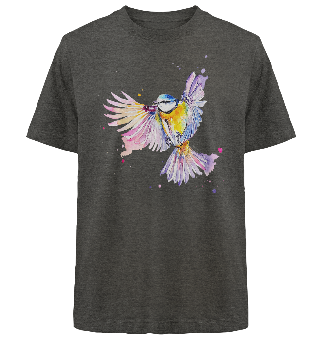 Motiv Blaumeise - Heavy Oversized Organic Shirt