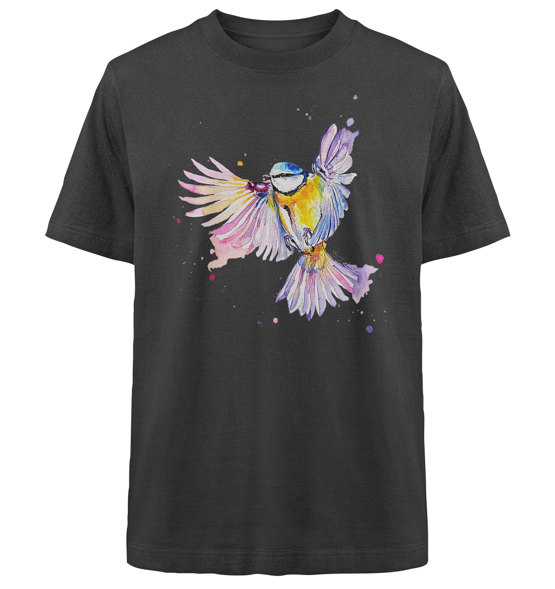 Motiv Blaumeise - Heavy Oversized Organic Shirt