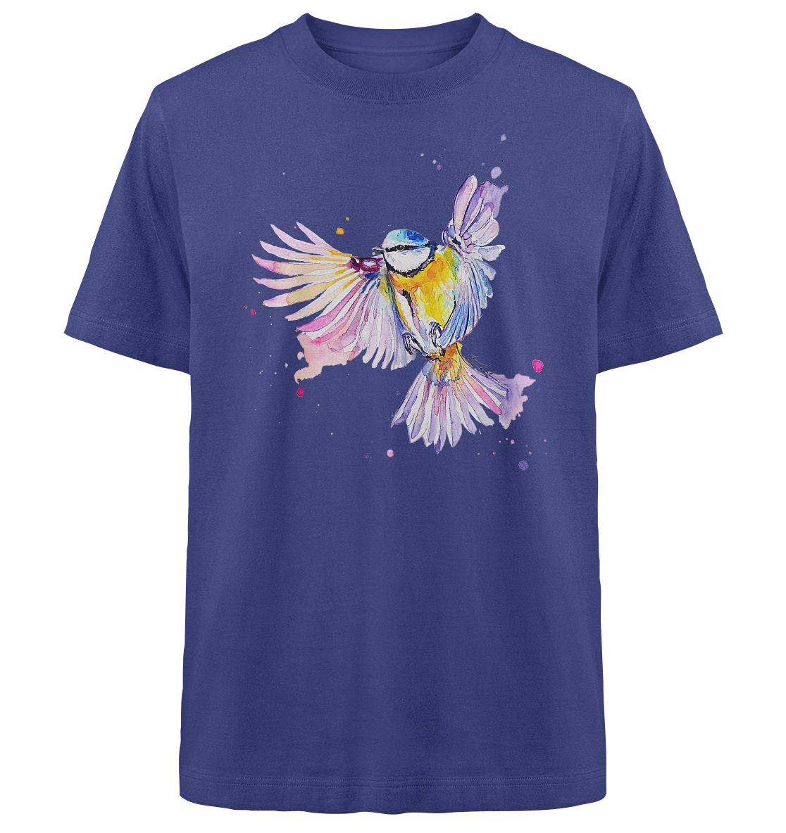 Motiv Blaumeise - Heavy Oversized Organic Shirt