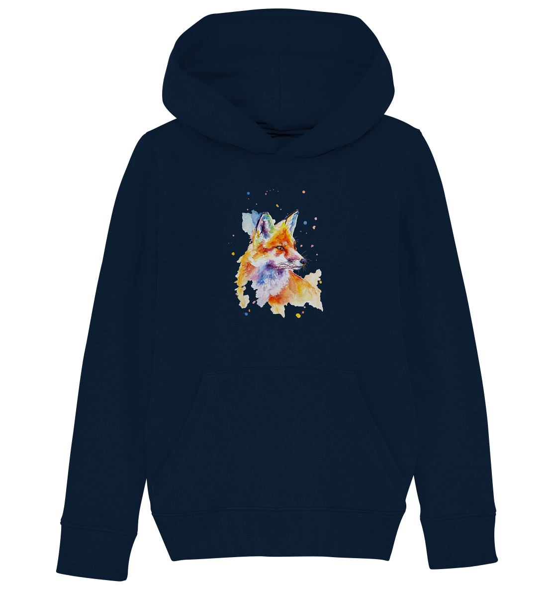 Bunter Fuchs - Kids Organic Hoodie