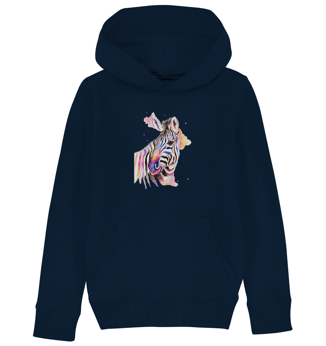 Buntes Zebra - Kids Organic Hoodie