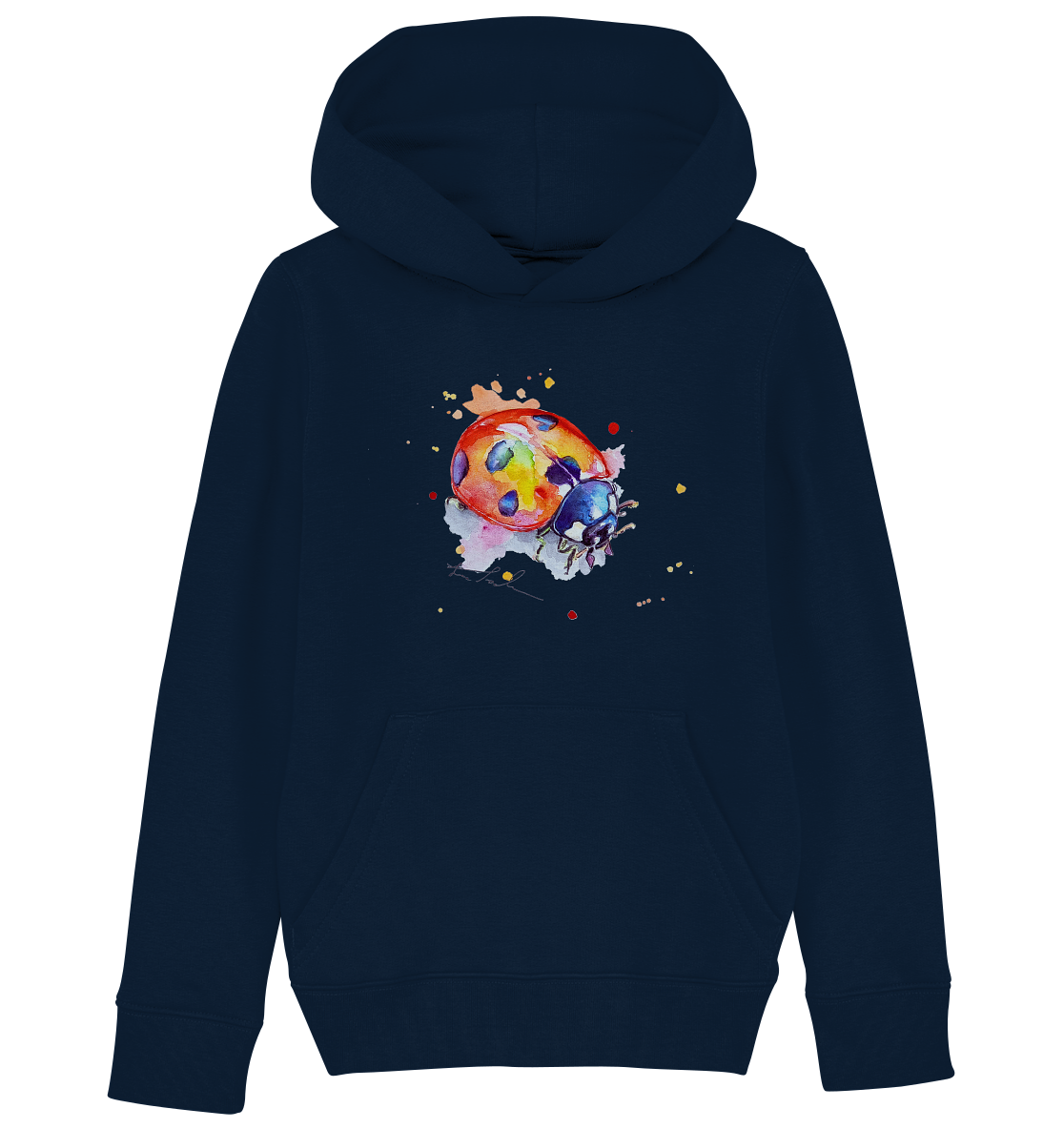 Bunter Marienkäfer - Kids Organic Hoodie