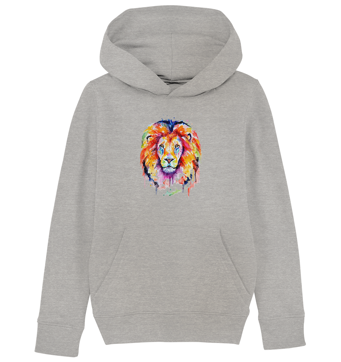 Bunter Löwe - Kids Organic Hoodie