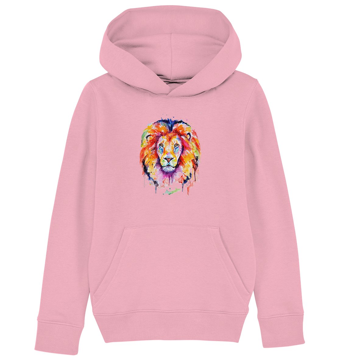 Bunter Löwe - Kids Organic Hoodie