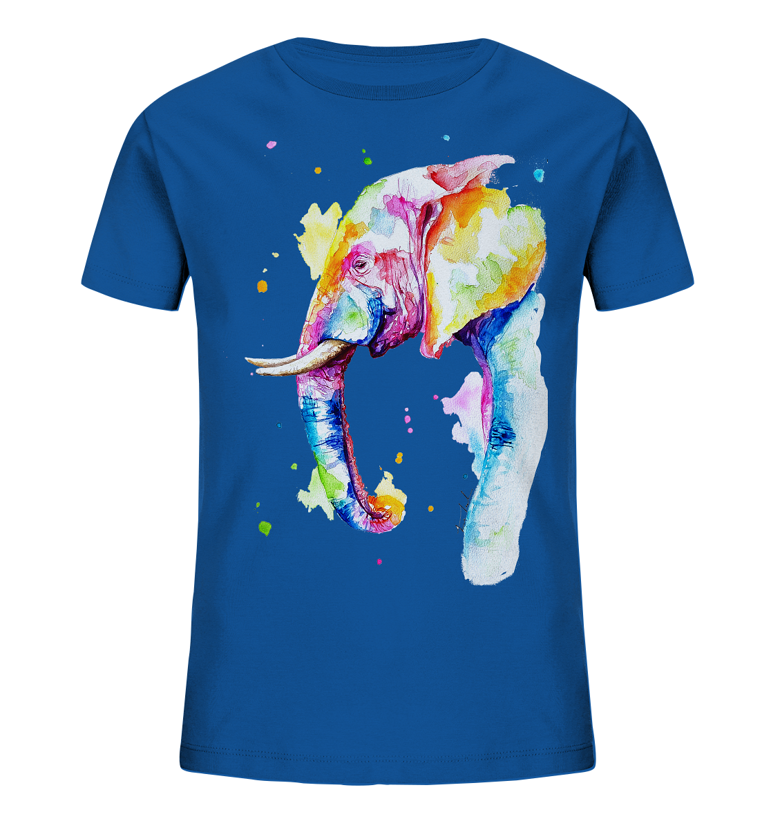 Bunter Elefant - Kids Organic Shirt