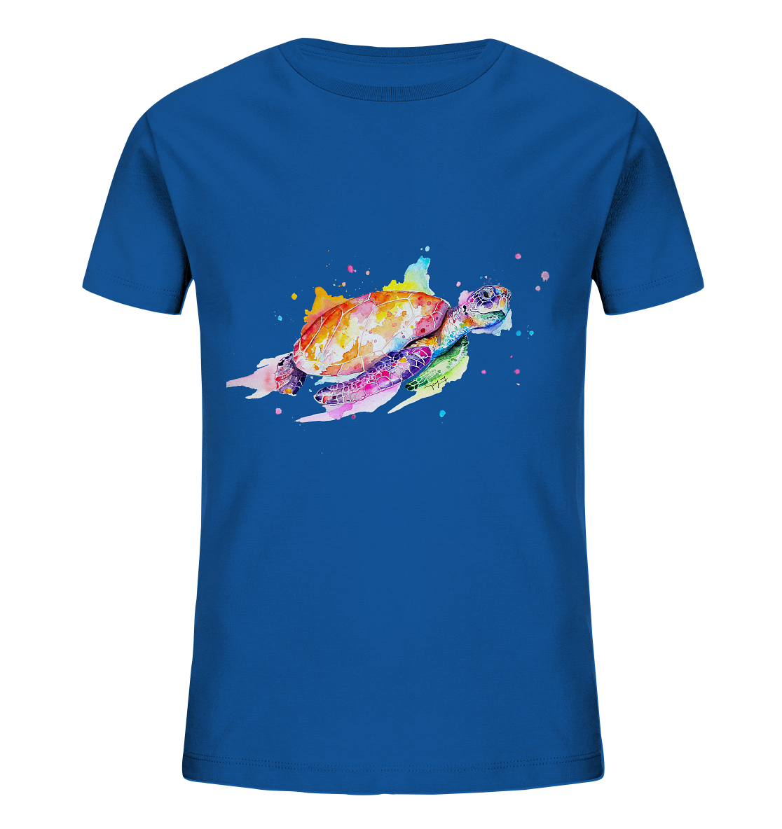 Bunte Meeresschildkröte - Kids Organic Shirt