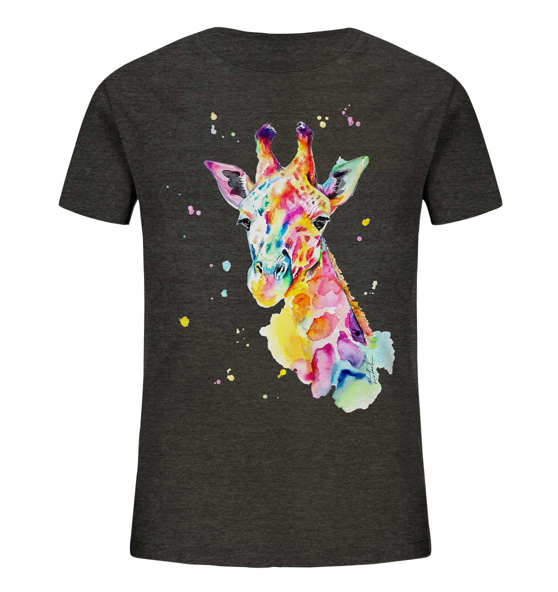 Bunte Giraffe - Kids Organic Shirt
