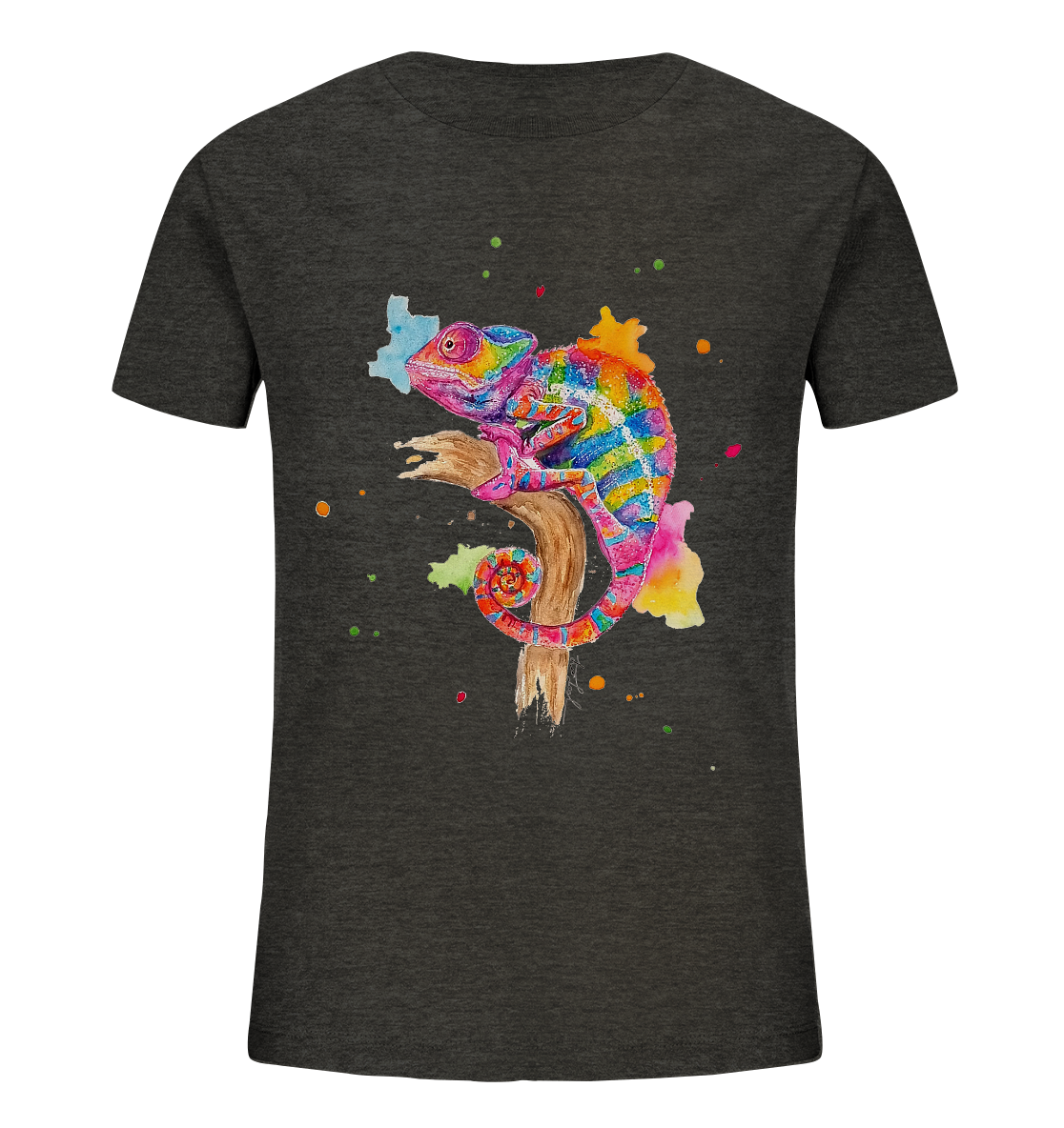 Buntes Chamäleon - Kids Organic Shirt