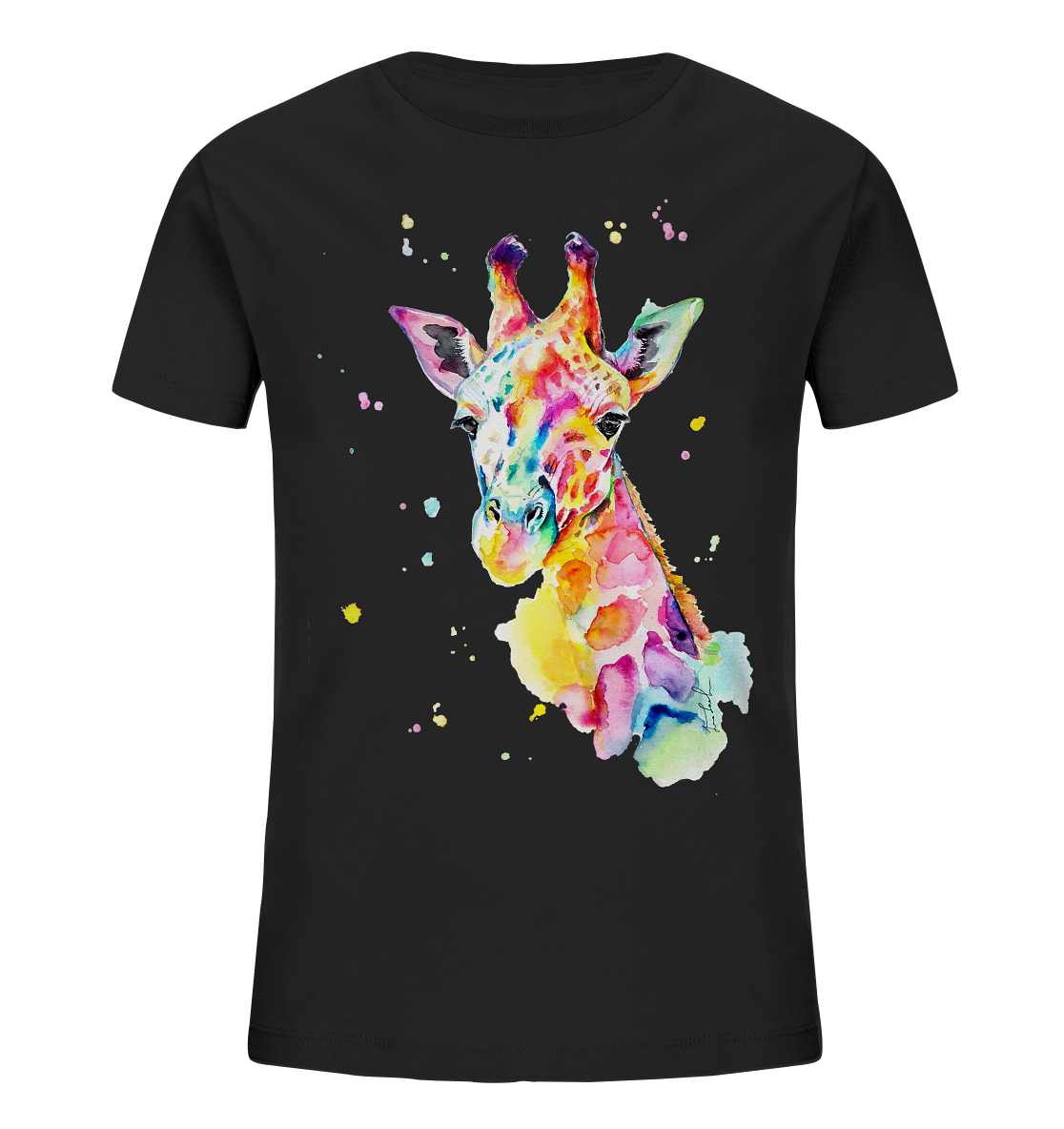 Bunte Giraffe - Kids Organic Shirt