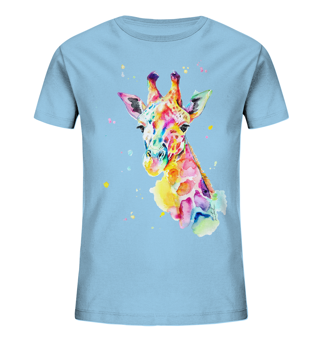 Bunte Giraffe - Kids Organic Shirt