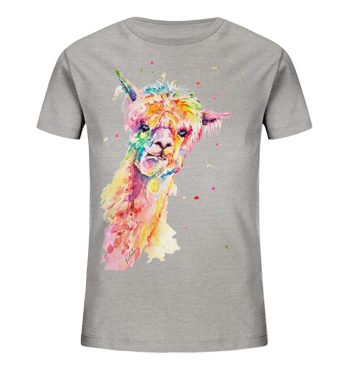 Lustiges Alpaka - Kids Organic Shirt