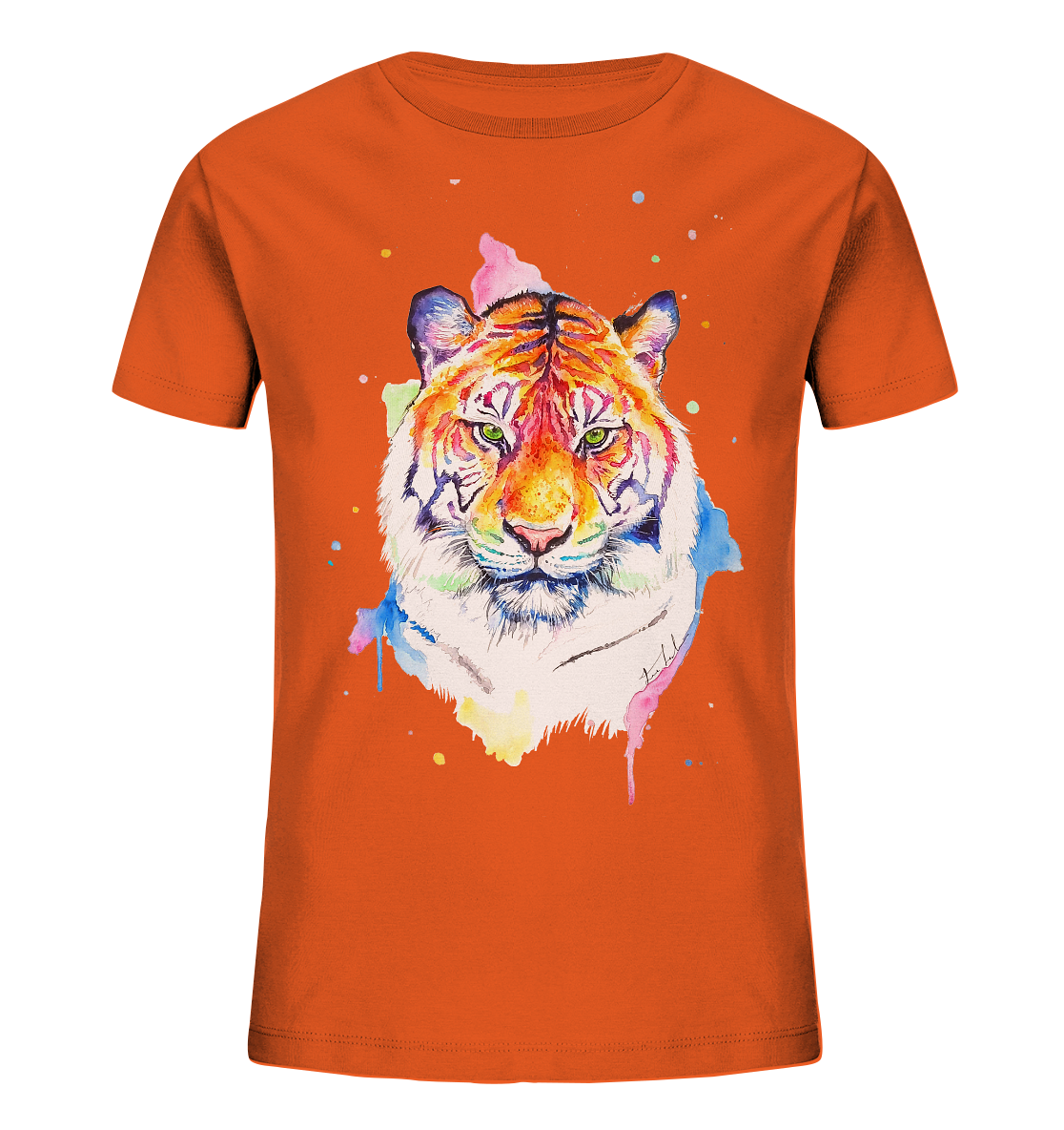 Bunter Tiger - Kids Organic Shirt