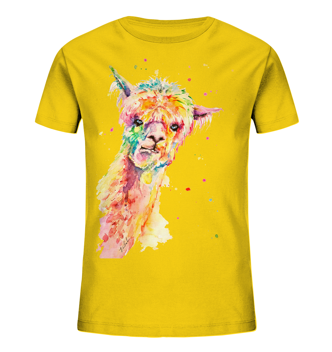Lustiges Alpaka - Kids Organic Shirt