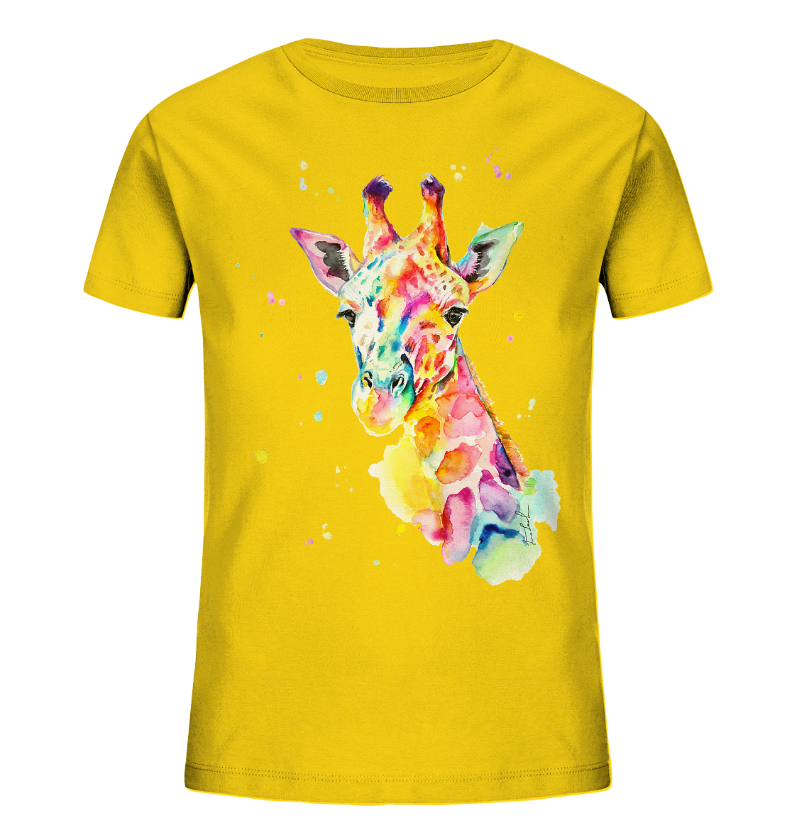 Bunte Giraffe - Kids Organic Shirt