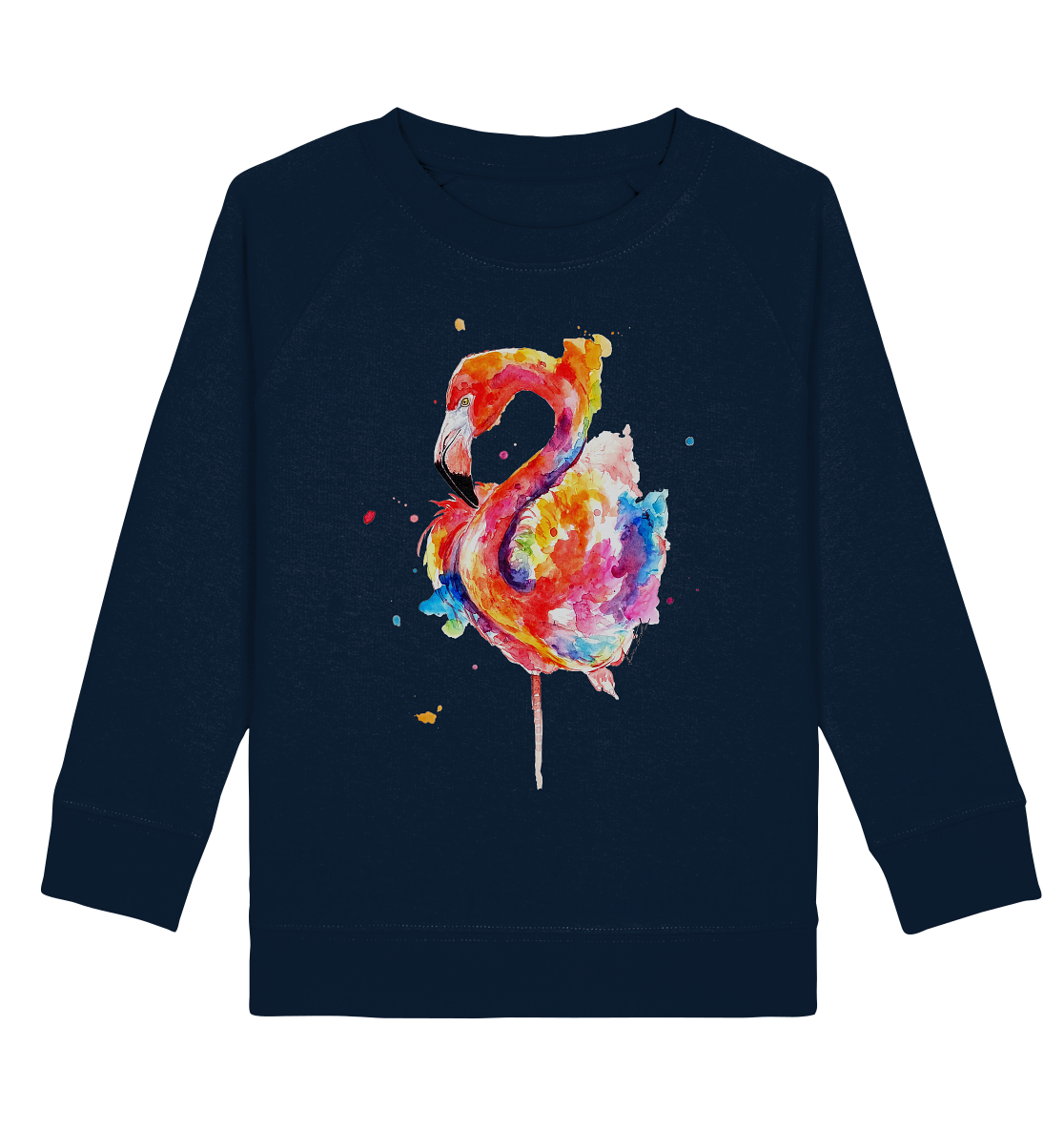 Buntes Flamingo - Kids Organic Sweatshirt