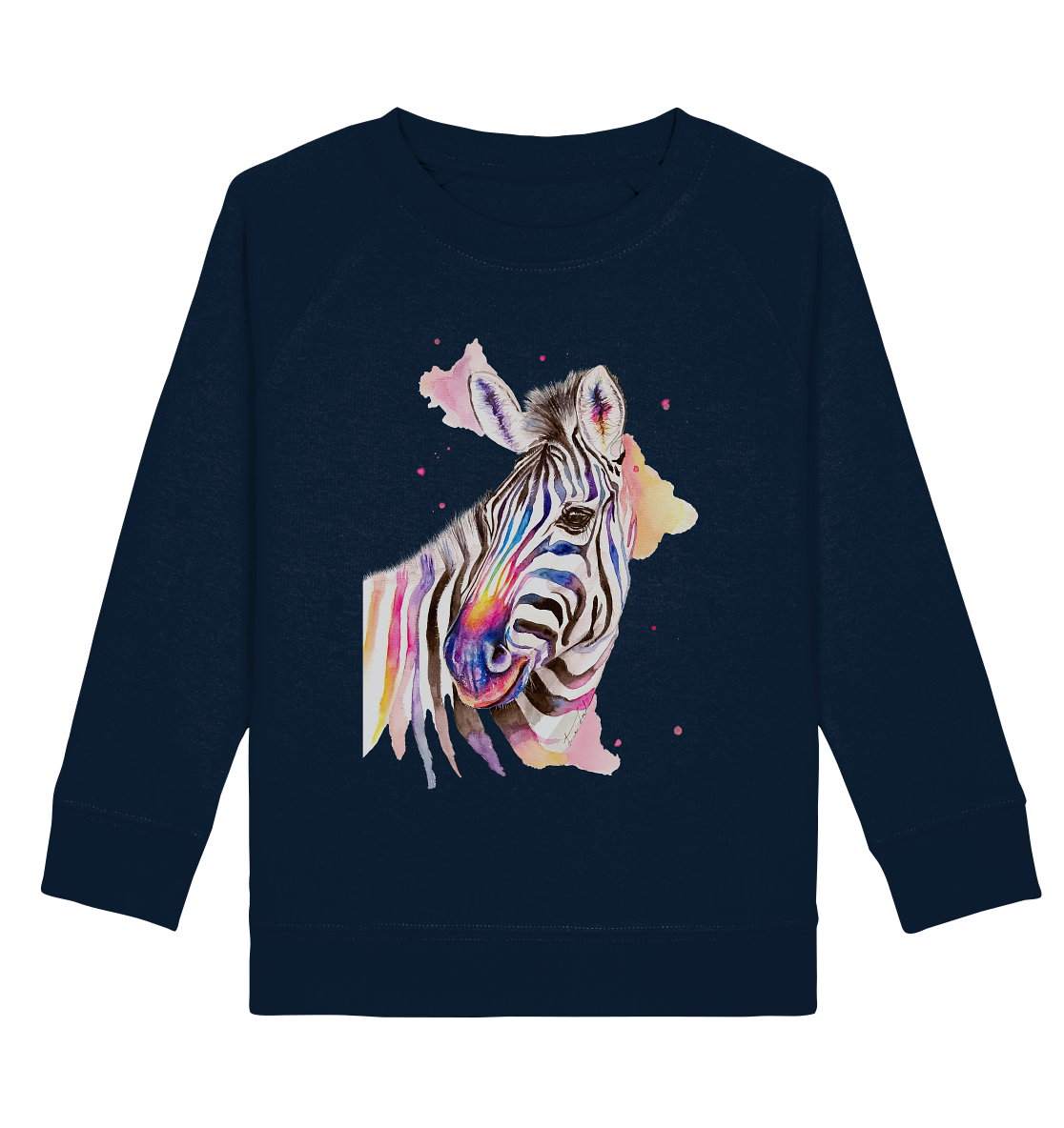 Buntes Zebra - Kids Organic Sweatshirt