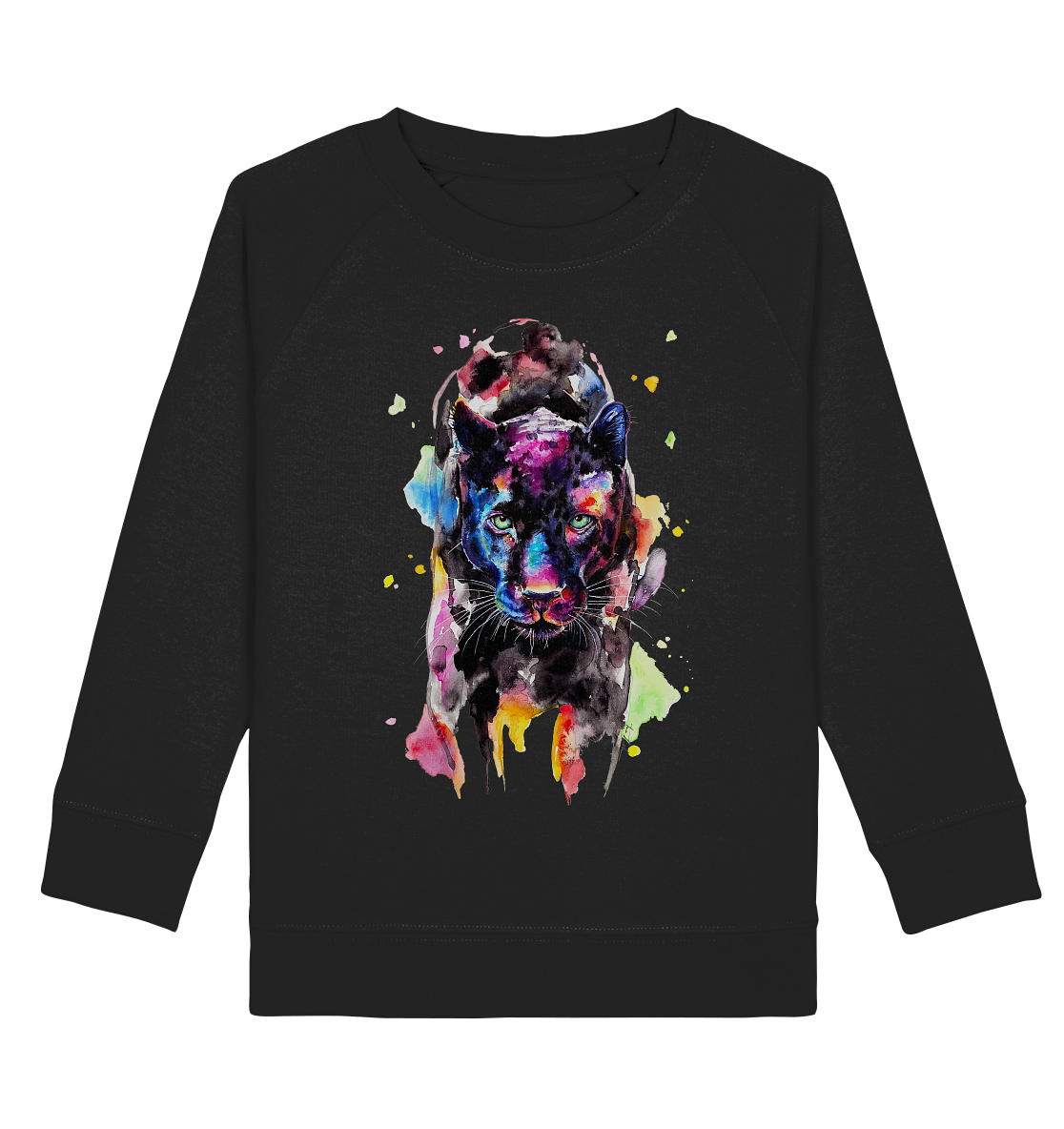 Schwarzer Panther - Kids Organic Sweatshirt