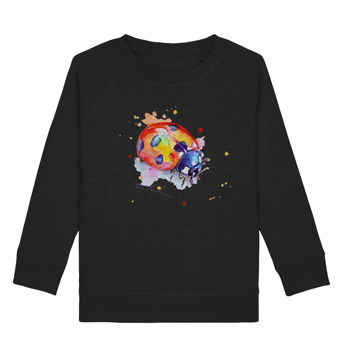 Bunter Marienkäfer - Kids Organic Sweatshirt