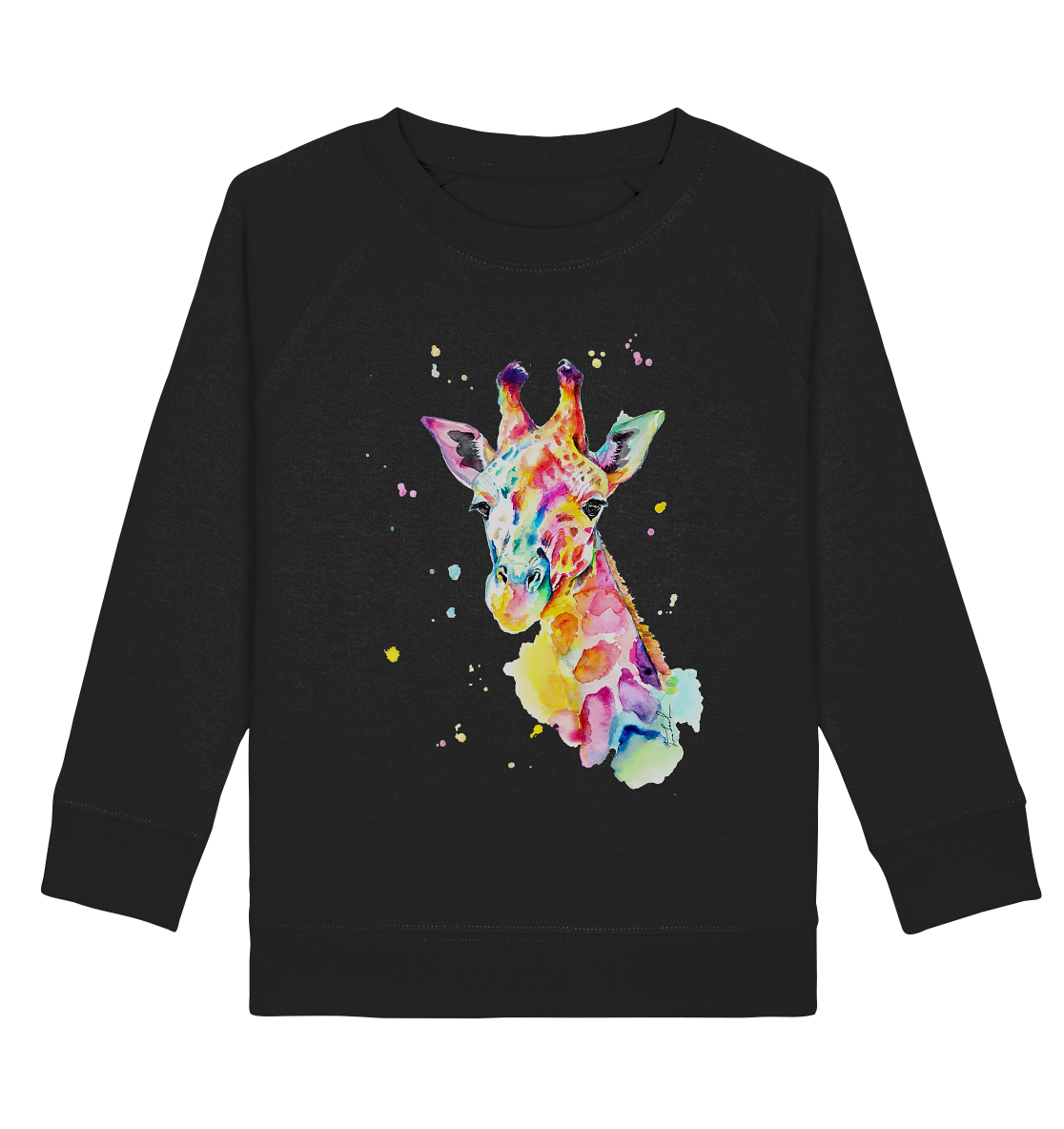 Bunte Giraffe - Kids Organic Sweatshirt