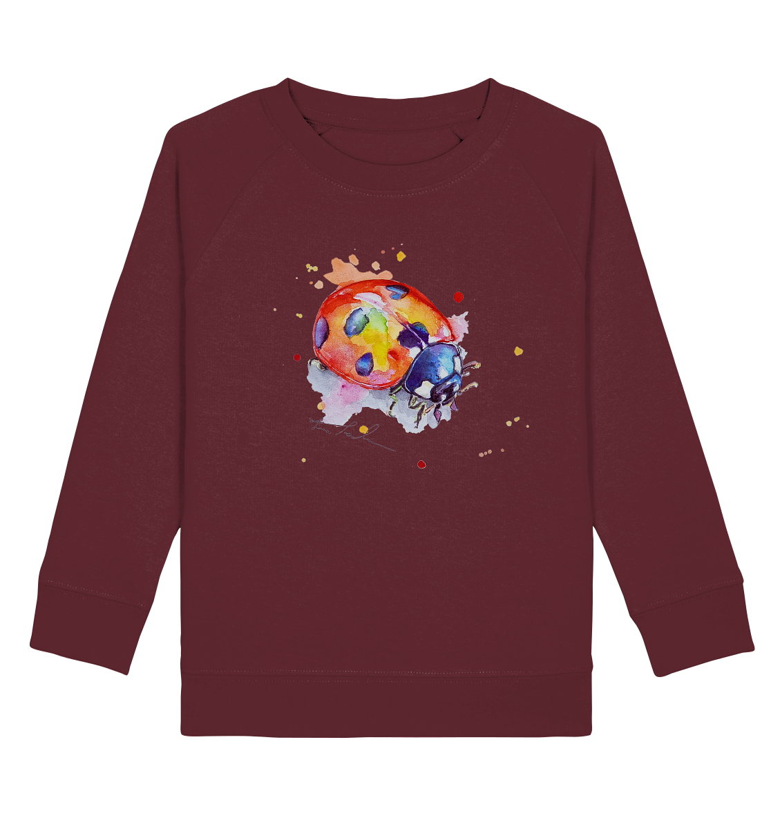 Bunter Marienkäfer - Kids Organic Sweatshirt