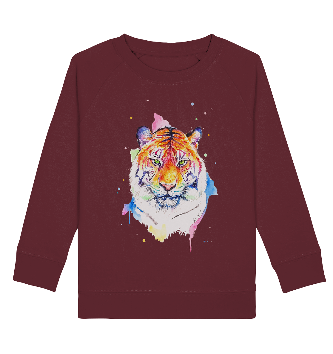 Bunter Tiger - Kids Organic Sweatshirt