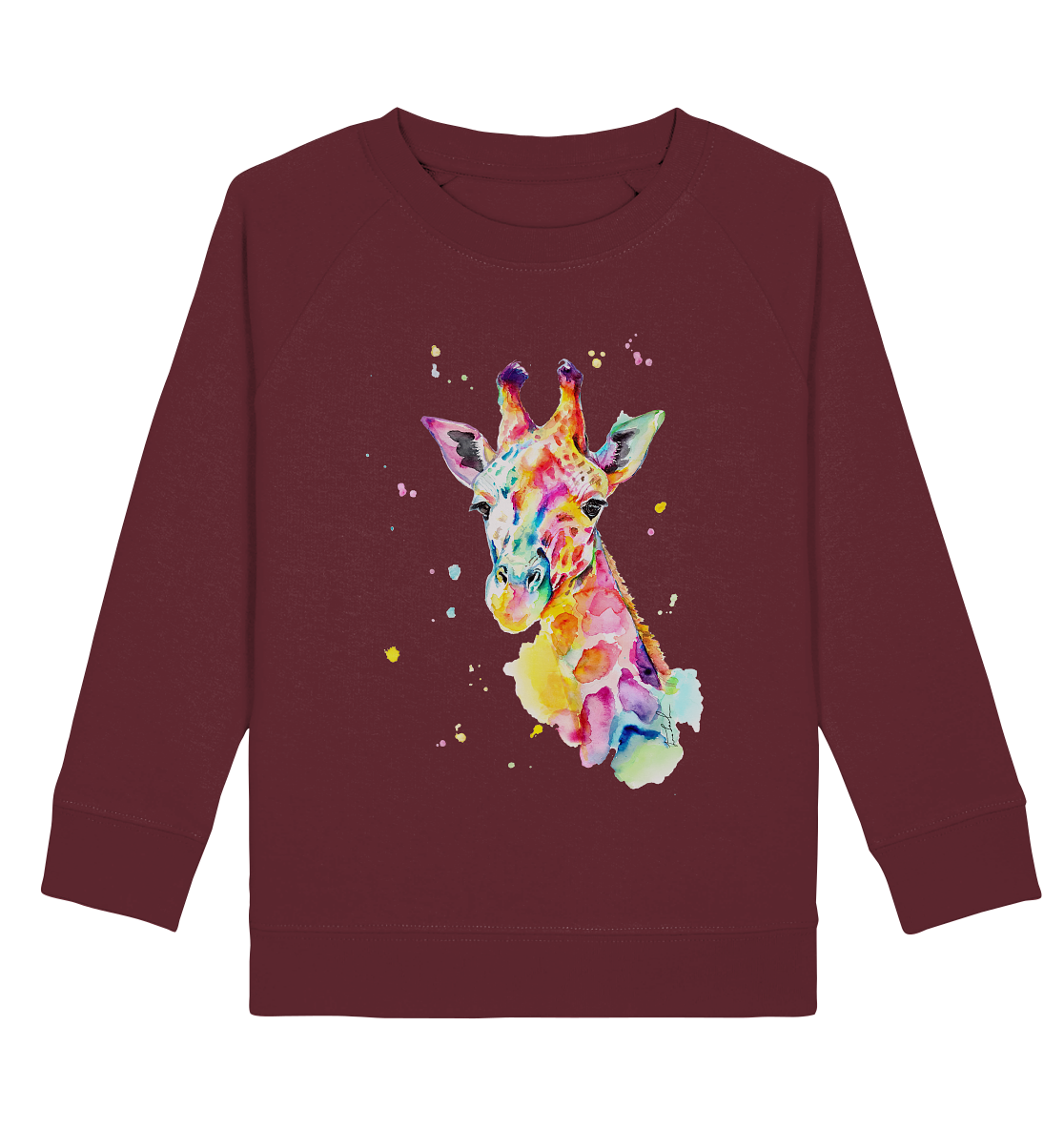 Bunte Giraffe - Kids Organic Sweatshirt