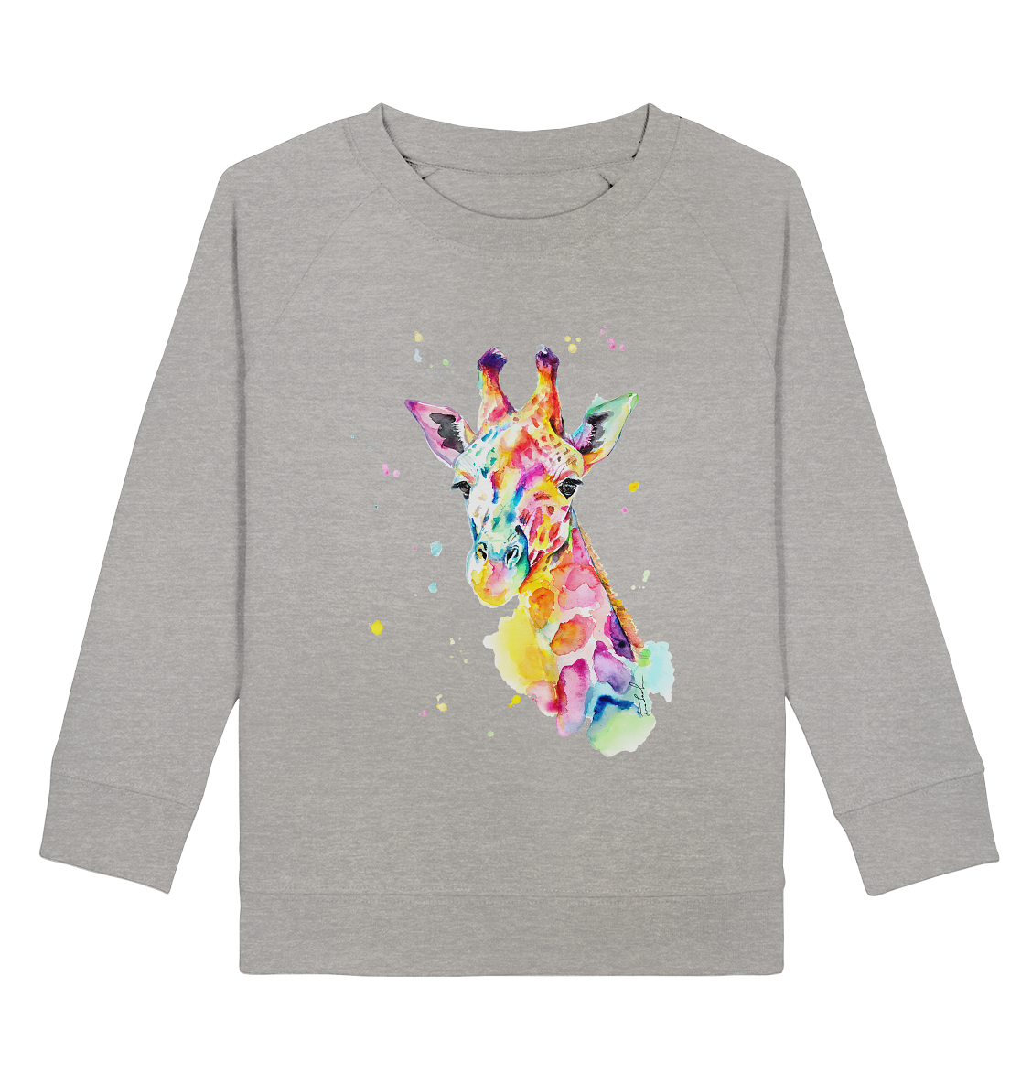 Bunte Giraffe - Kids Organic Sweatshirt