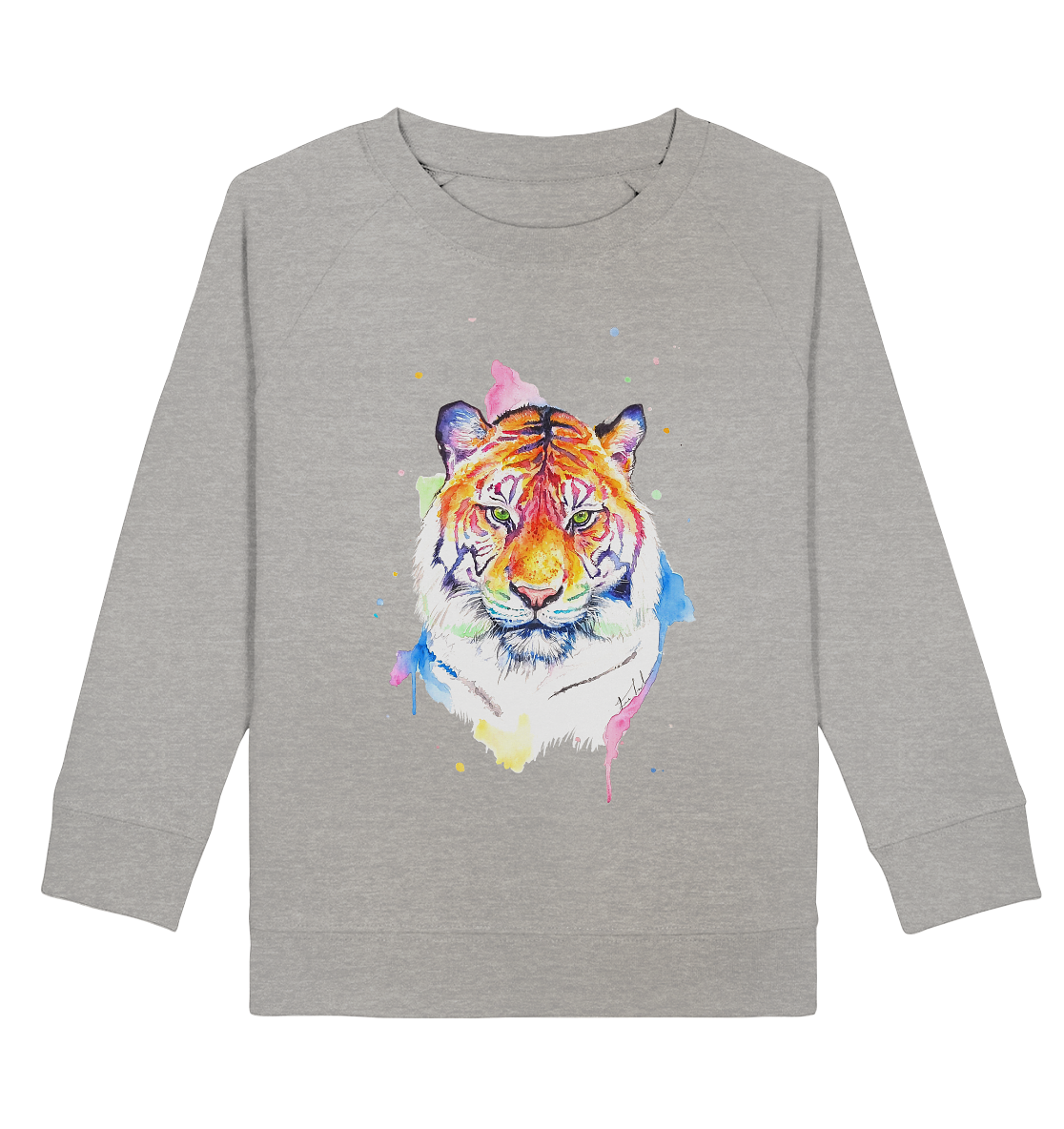 Bunter Tiger - Kids Organic Sweatshirt