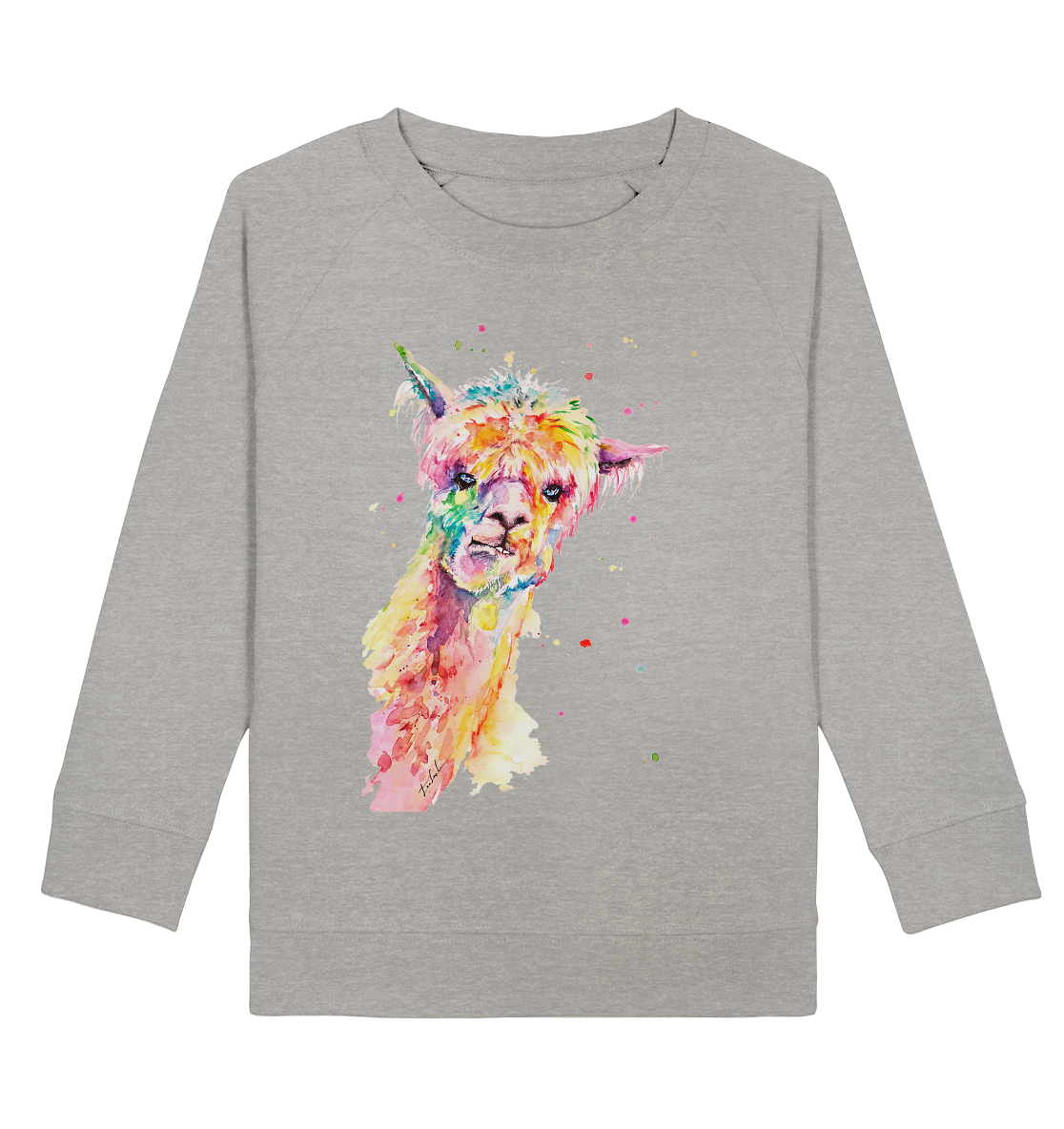 Lustiges Alpaka - Kids Organic Sweatshirt
