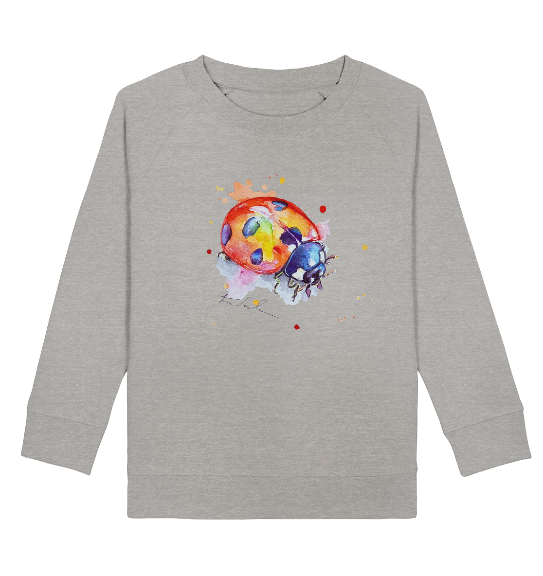 Bunter Marienkäfer - Kids Organic Sweatshirt