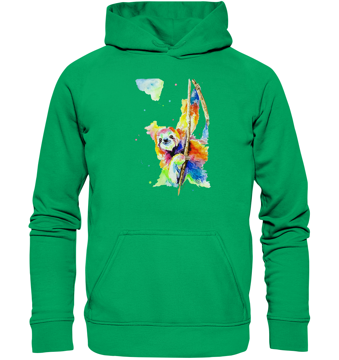 Buntes Faultier - Kids Premium Hoodie