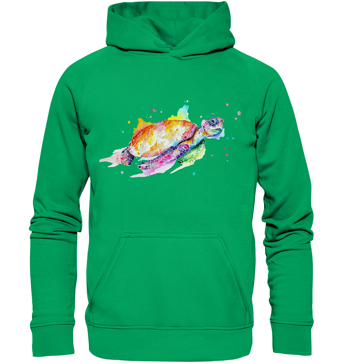 Bunte Meeresschildkröte - Kids Premium Hoodie