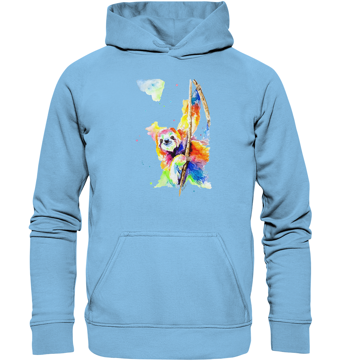Buntes Faultier - Kids Premium Hoodie