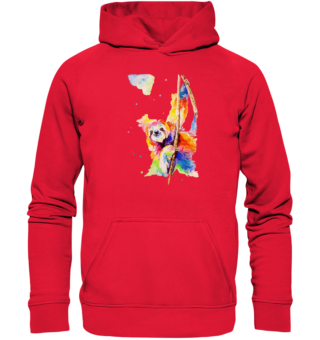 Buntes Faultier - Kids Premium Hoodie
