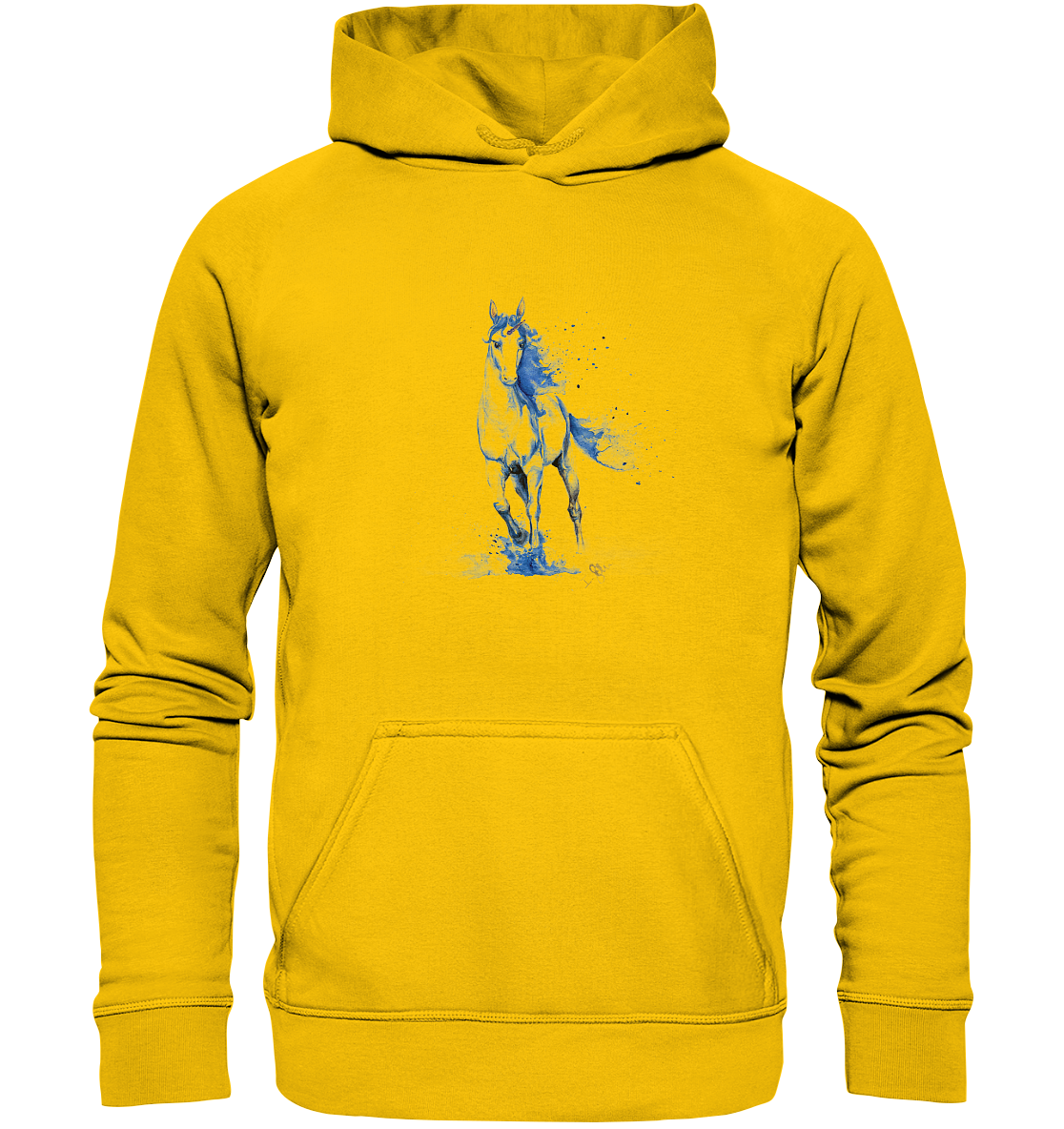 Blaues Einhorn - Kids Premium Hoodie