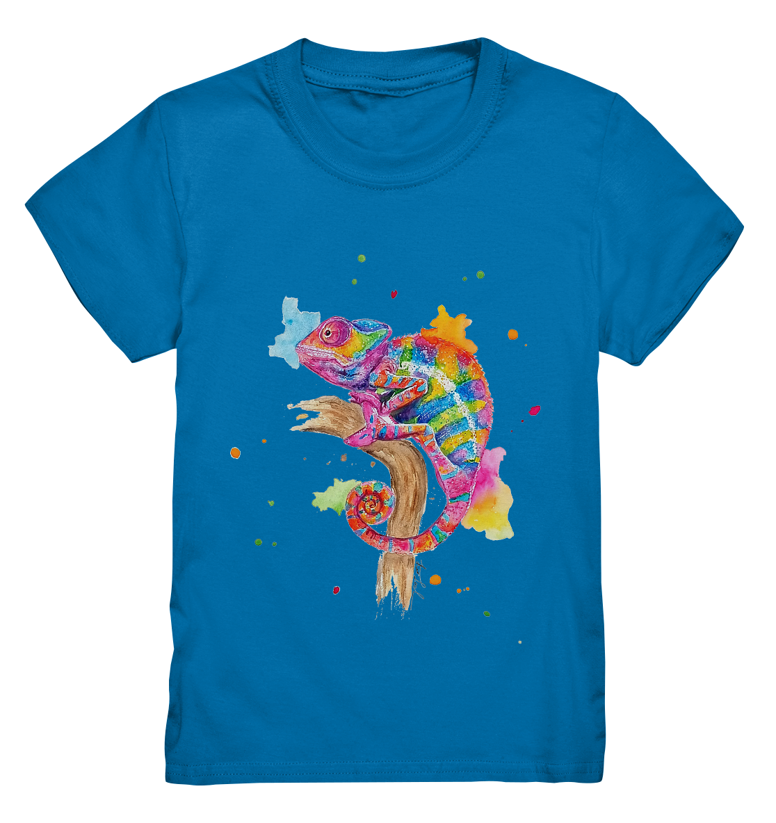 Buntes Chamäleon - Kids Premium Shirt