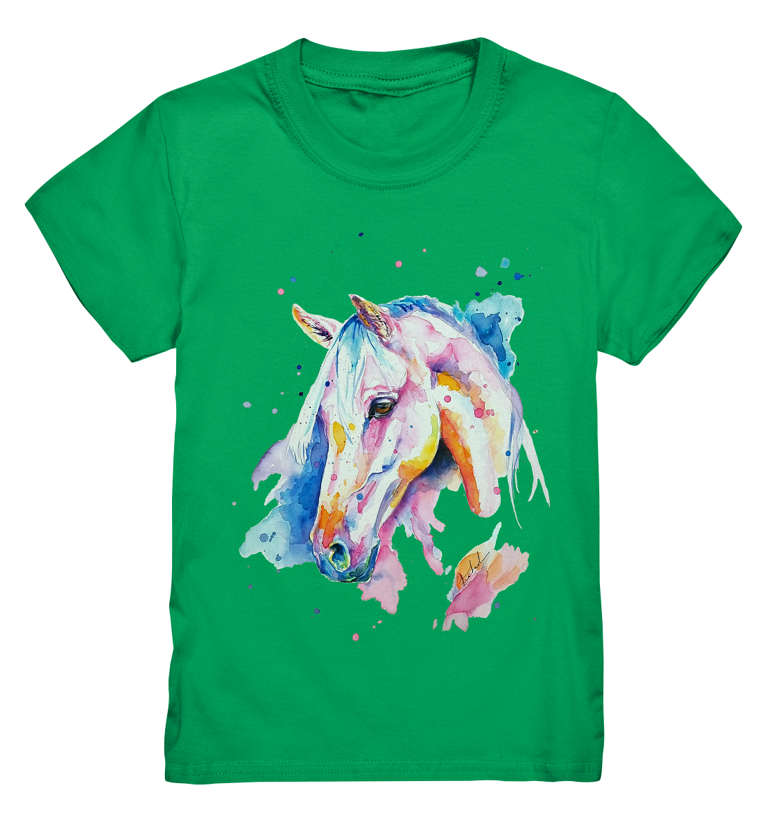 Buntes Pferd - Kids Premium Shirt