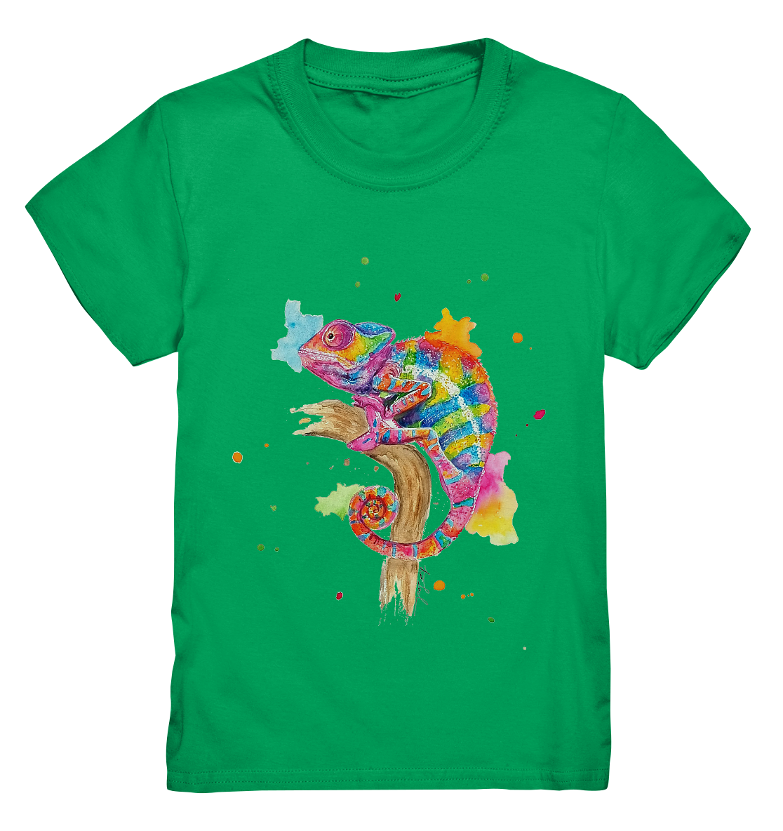 Buntes Chamäleon - Kids Premium Shirt