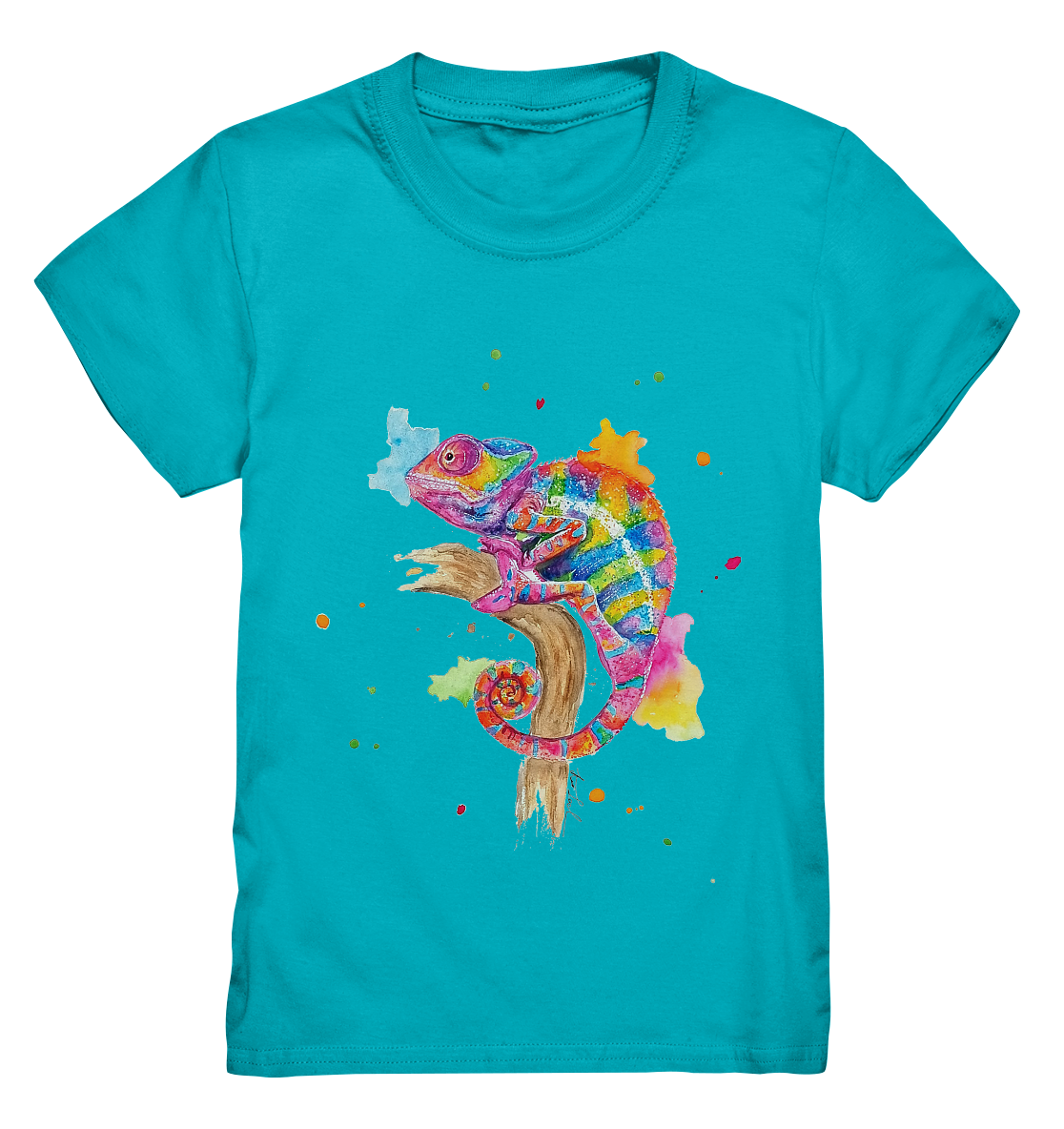 Buntes Chamäleon - Kids Premium Shirt