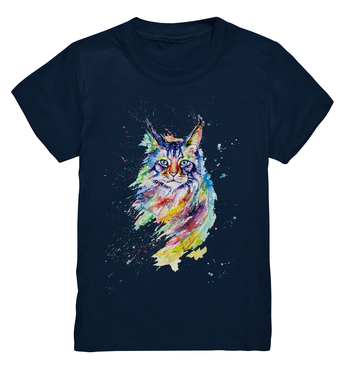 Bunte Katze - Kids Premium Shirt