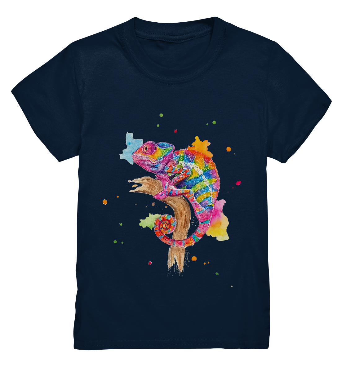 Buntes Chamäleon - Kids Premium Shirt
